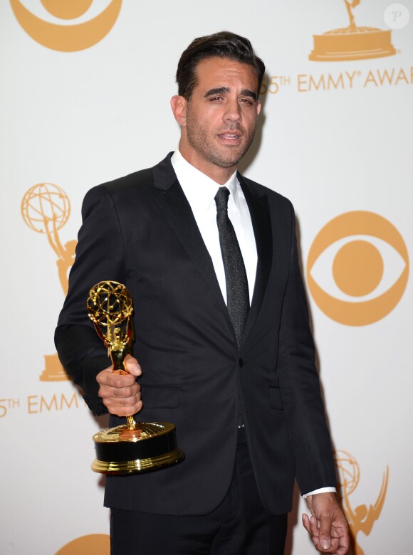 Bobby Cannavale récompensé lors des Emmy Awards pour sa participation à Boardwalk Empire. Los Angeles, le 23 septembre 2013.