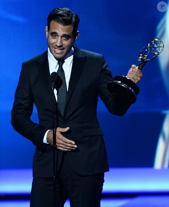 Bobby Cannavale récompensé lors des Emmy Awards pour sa participation à Boardwalk Empire. Los Angeles, le 23 septembre 2013.