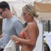Alex Curran, l'épouse de Steven Gerrard, à Ibiza le 2 juillet 2014