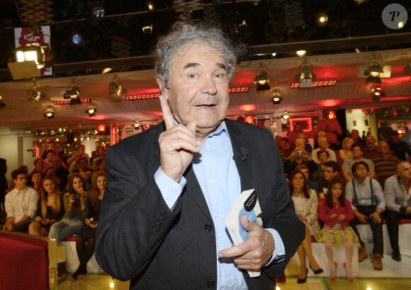 Pierre Perret - Enregistrement de l'émission "Vivement Dimanche" à Paris le 9 avril 2014.