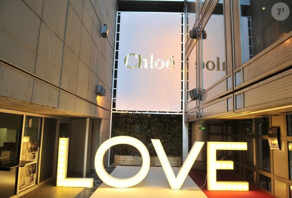Le lancement du nouveau parfum de la marque Chloé "Love Story" à l'Institut du Monde Arabe à Paris, le 2 juillet 2014.