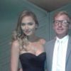 Valérie Bègue, aux côtés de Marie Payet, dévoile sa nouvelle couleur de cheveux lors de l'élection de Miss Réunion 2014. Juin 2014.