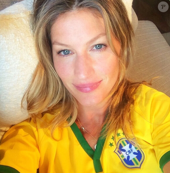 Gisele Bündchen ne loupe aucune occasion de soutenir son équipe brésilienne