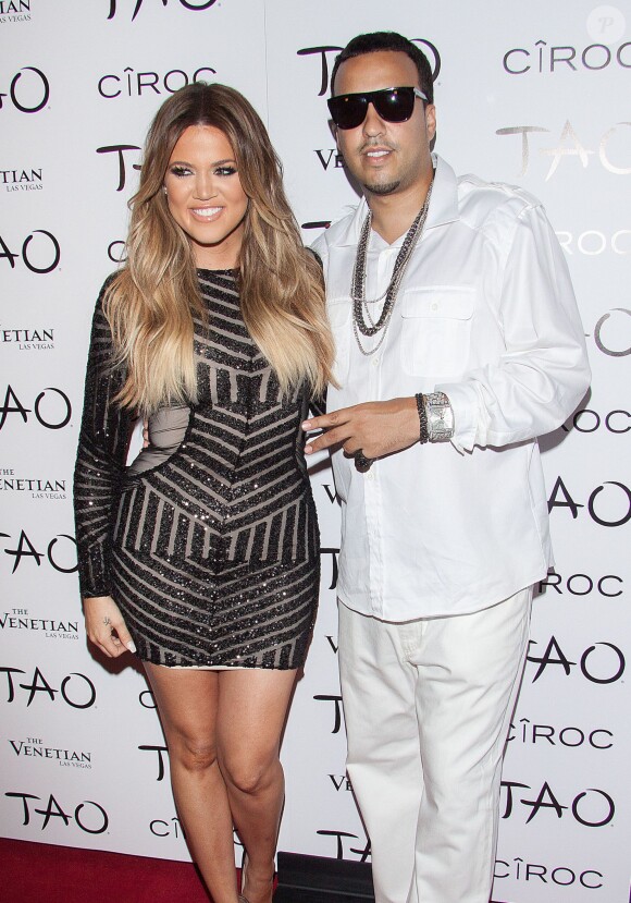 Khloe Kardashian et French Montana - Khloe Kardashian fête son trentième anniversaire au nightclub Tao à Las Vegas Le 05 Juillet 2014