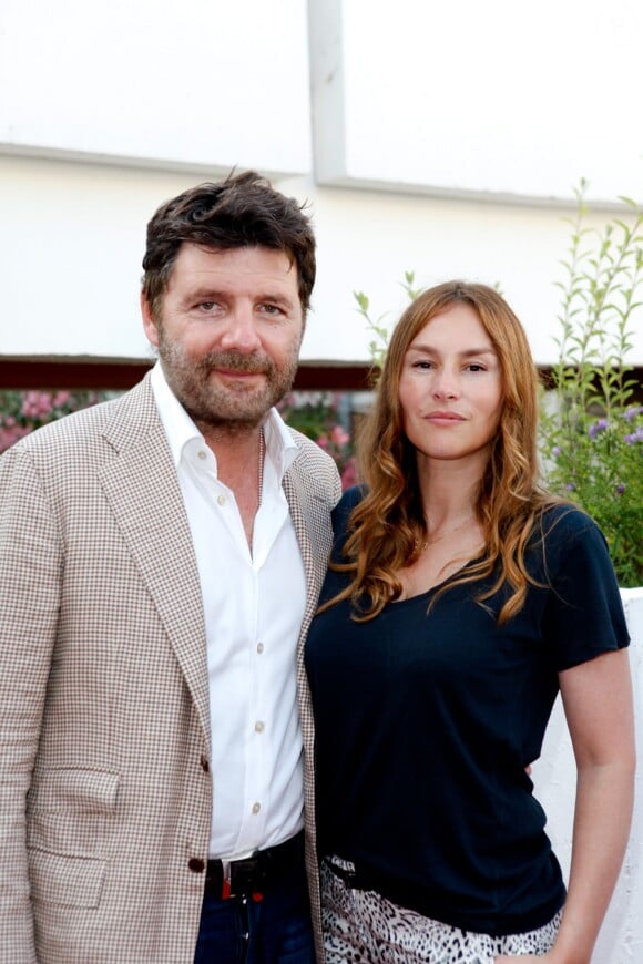 Vanessa Demouy et son mari Philippe Lellouche à la première du film "Le Jeu de la vérité" lors de la cérémonie de clôture du 11ème festival "Les Hérault du cinéma et de la télé 2014" au Cap d'Agde, le 5 juillet 2014.
