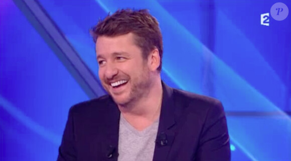 Bruno Guillon dans Pyramide, le dimanche 6 juillet 2014 sur France 2.