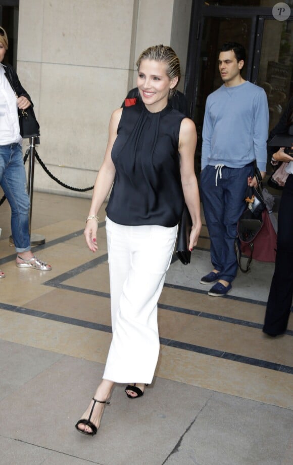 Elsa Pataky arriving for the Giorgio Armani Fall-Winter 2014/2015 Haute-Couture fashion show, in Paris, France on July 7, 2014. Photo by Jerome Domine/ABACAPRESS.COM09/07/2014 - Paris