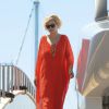 Rita Ora sur le yacht de Roberto Cavalli à Cannes, le 17 mai 2014.