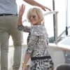 Rita Ora sur le yacht de Roberto Cavalli à Cannes, le 16 mai 2014.