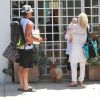 Gwen Stefani et son mari Gavin Rossdale en compagnie de leurs enfants arrivent au domicile de Rachel Zoe à Malibu, le 5 Juillet 2014.