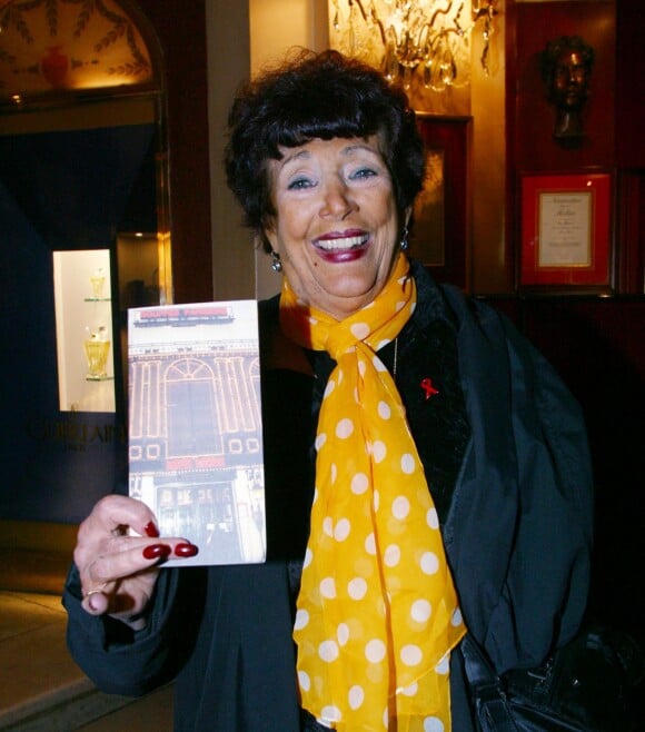 Micheline Dax à Paris le 21 janvier 2003.