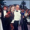 Lorin Maazel et son épouse Dietlinde Turban au Festival de Cannes, en 1987.