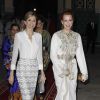 Letizia d'Espagne et Lalla Salma du Maroc, deux icônes d'élégance éblouissantes lors de l'iftar offert le 14 juillet 2014 au palais royal à Rabat par le roi Mohammed VI pour la visite inaugurale du roi Felipe VI d'Espagne et son épouse.