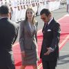 Le roi Felipe VI et la reine Letizia d'Espagne effectuaient le 14 juillet 2014 leur visite inaugurale au Maroc et ont été accueillis à Rabat par le roi Mohammed VI et sa famille.