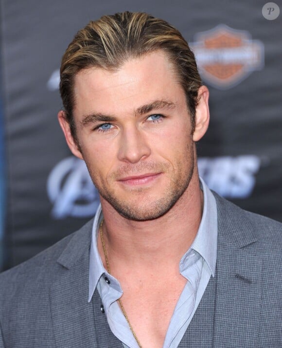 Chris Hemsworth lors d'une première d'Avengers le 11 avril 2012 à Los Angeles.