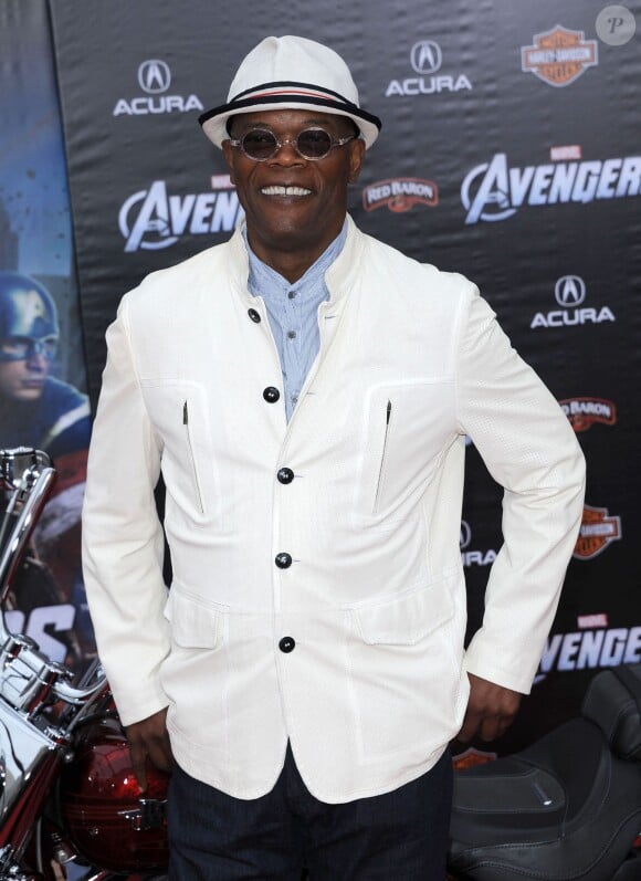 Samuel L. Jackson lors d'une première d'Avengers le 11 avril 2012 à Los Angeles.