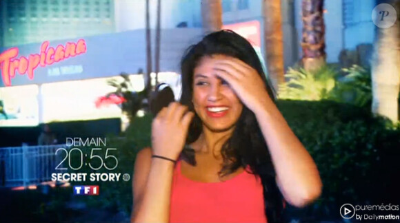 Jess et Stef, candidats de Secret Story 8, à Las Vegas en mission pour La Voix - bande-annonce, le 17 juillet 2014