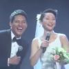 Mariage de Zhou Xun et Archie Kao pendant un gala de charité à Hangzhou (Chine) le 16 juillet 2014.
