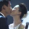 Mariage de Zhou Xun et Archie Kao lors d'un gala de charité à Hangzhou (Chine) le 16 juillet 2014.