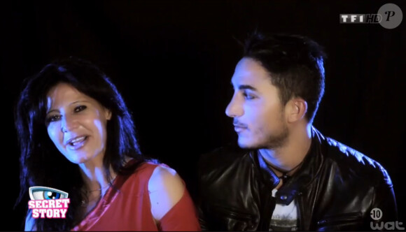 Nathalie et Vivian, candidats de Secret Story 8, dans leur portrait (Secret Story 8, le vendredi 18 juillet 2014.)