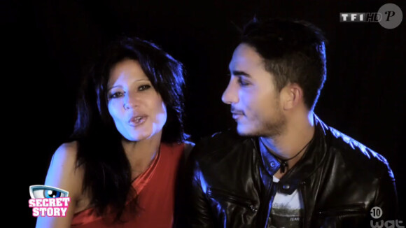 Nathalie et Vivian, candidats de Secret Story 8, dans leur portrait (Secret Story 8, le vendredi 18 juillet 2014.)