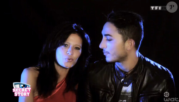 Nathalie et Vivian, candidats de Secret Story 8, dans leur portrait (Secret Story 8, le vendredi 18 juillet 2014.)