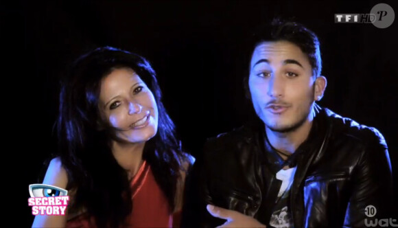 Nathalie et Vivian, candidats de Secret Story 8, dans leur portrait (Secret Story 8, le vendredi 18 juillet 2014.)