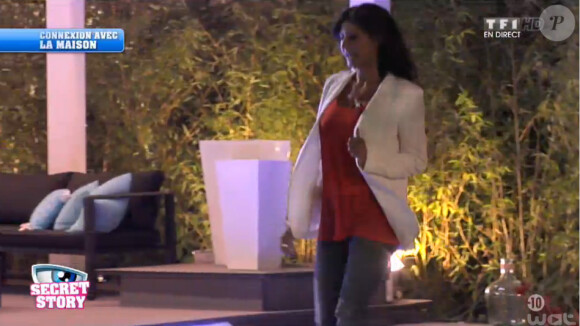 Nathalie, candidats de Secret Story 8, intègre la Maison des Secrets (Secret Story 8, le vendredi 18 juillet 2014.)