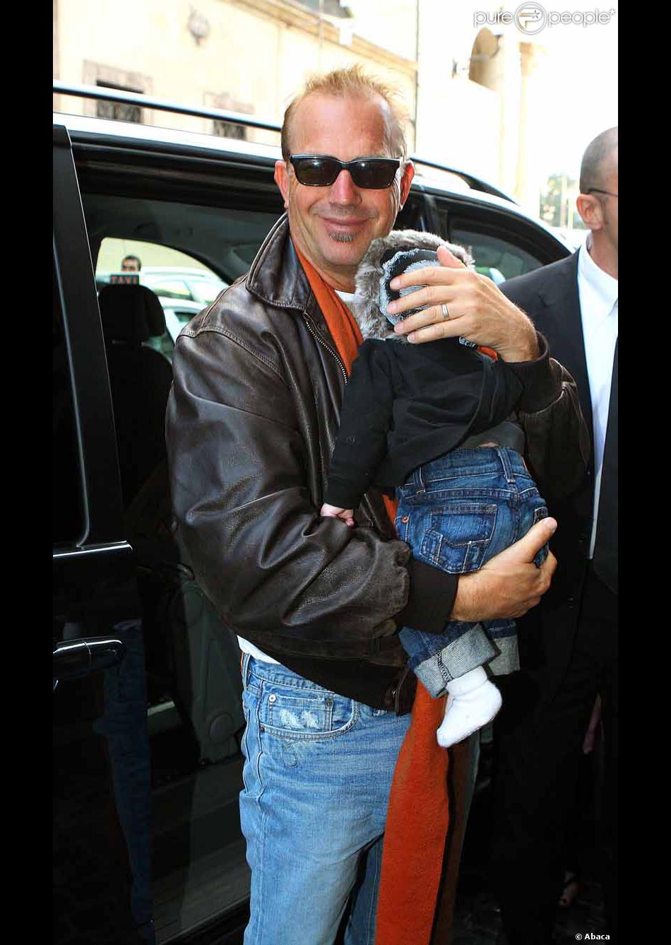 Kevin Costner et son fils Cayden - Purepeople
