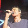 Exclusif - Jean-Jacques Goldman sur scène à l'occasion du 20e anniversaire des "Vendanges du Coeur" à Ouveillan, près de Narbonne, au profit des "Restos du Coeur" le 20 juillet 2014.