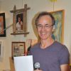 Exclusif - Jean-Jacques Goldman - Vente aux enchères à l'occasion du 20e anniversaire des "Vendanges du Coeur" à Ouveillan, près de Narbonne, au profit des "Restos du Coeur" le 20 juillet 2014.