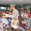 Exclusif - Yannick Noah - Vente aux enchères à l'occasion du 20ème anniversaire des "Vendanges du Coeur" à Ouveillan, près de Narbonne, au profit des "Restos du Coeur" le 20 juillet 2014.
