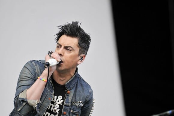 Ian Watkins en concert avec son groupe Lostprophets à Leeds le 28 août 2011.