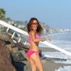 Brooke Burke sur la plage de Malibu à Los Angeles, le 20 juillet 2014