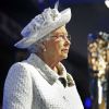 La reine Elizabeth II lors de la cérémonie d'ouverture des Jeux du Commonwealth 2014, le 23 juillet au Celtic Park de Glasgow.