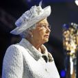 La reine Elizabeth II lors de la cérémonie d'ouverture des Jeux du Commonwealth 2014, le 23 juillet au Celtic Park de Glasgow.