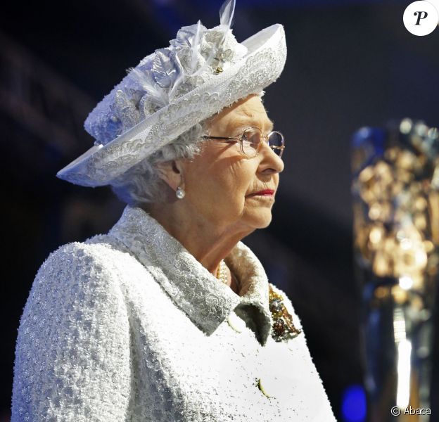 La reine Elizabeth II lors de la cérémonie d'ouverture des Jeux du Commonwealth 2014, le 23 juillet au Celtic Park de Glasgow.