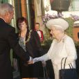  La reine Elizabeth II est accueillie à la cérémonie d'ouverture des Jeux du Commonwealth 2014, le 23 juillet au Celtic Park de Glasgow. 