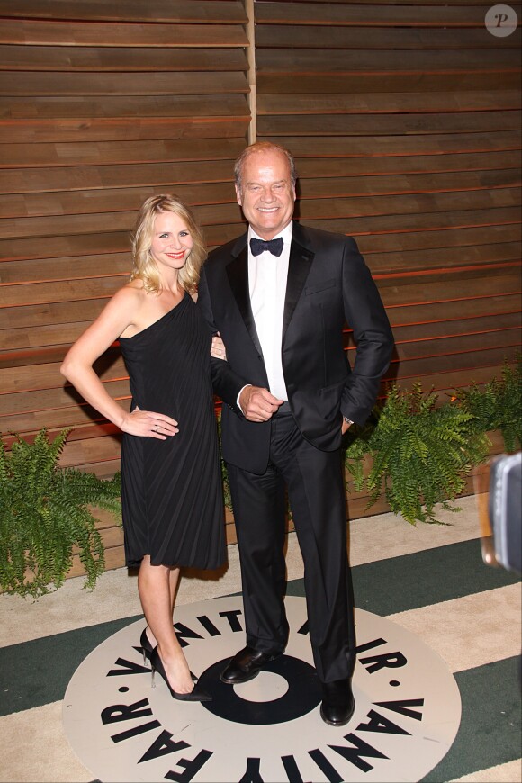 Kelsey Grammer et son épouse Kayte Walsh lors de la Vanity Fair Oscar Party à West Hollywood, le 2 mars 2014
