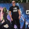 Vin Diesel lors de la première du film "Les Gardiens de la Galaxie" (Guardians of the Galaxy) au cinéma The Empire, Leicester Square à Londres, le 24 juillet 2014.