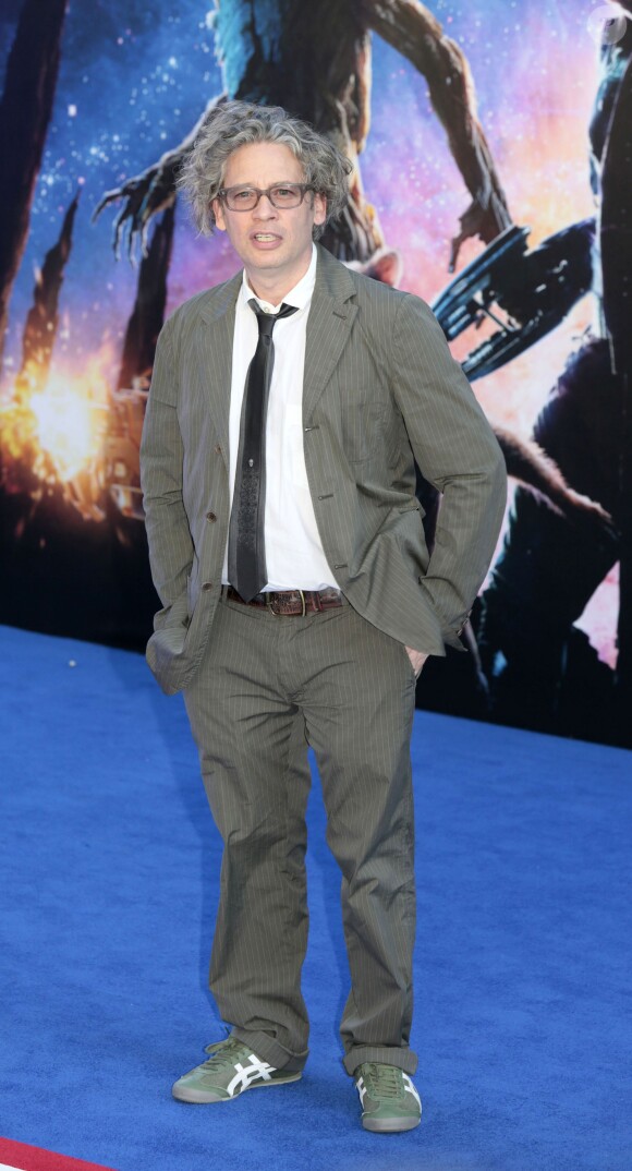 Dexter Fletcher lors de la première du film "Les Gardiens de la Galaxie" (Guardians of the Galaxy) au cinéma The Empire, Leicester Square à Londres, le 24 juillet 2014.
