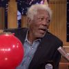Morgan Freeman au Tonight Show With Jimmy Fallon le 24 juillet 2014.