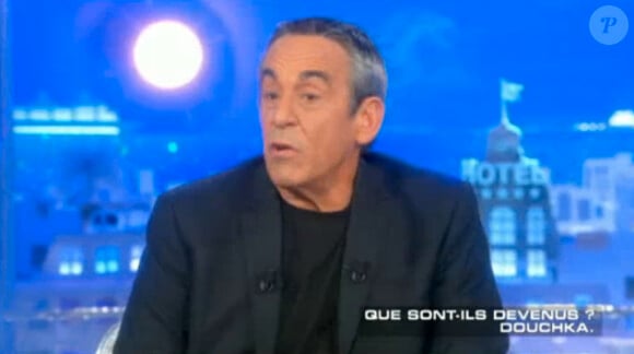 Thierry Ardisson présente SLT Summer 2014 sur Canal+, le samedi 26 juillet 2014.