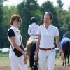 Marina Hands et Charlotte Casiraghi au Jumping de Chantilly, neuvième étape du Longines Global Champions Tour, le 27 juillet 2014.