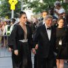 La chanteuse Lady Gaga et Tony Bennett arrivent main dans la main au Lincoln Center à New York, le 28 juillet 2014. 