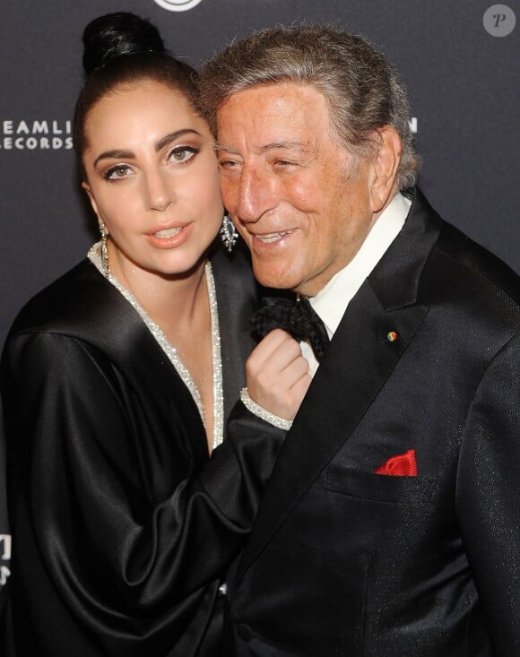 Lady Gaga et Tonny Bennett à New York, le 28 juillet 2014. 