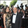 Guy Marchand et sa femme Adelina au Festival de Cannes 2008