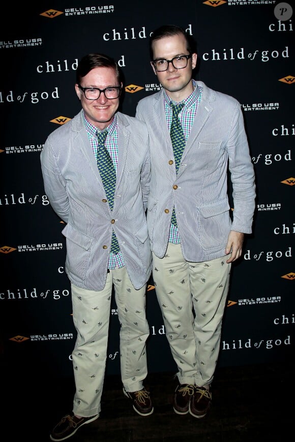 Andrew and Andrew à la première du film "Child of God" à New York, le 30 juillet 2014.
