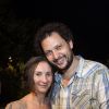 Eric Antoine et son épouse Calista au 30e Festival de Ramatuelle, France, le 1er août 2014.