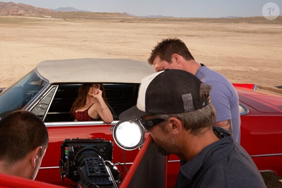 Penélope Cruz dans les coulisses du tournage en plein désert de son minifilm pour L'Agent by Agent Provocateur.